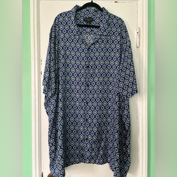 Men’s Rayon Challis Camp Shirt - Picture 1 of 2